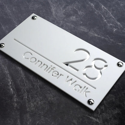 Stylish Acrylic House Sign