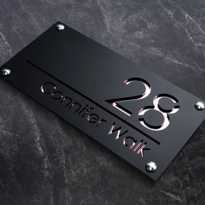 Stylish Acrylic House Sign
