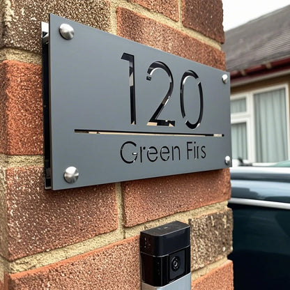 Stylish Acrylic House Sign